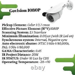 Hikvision CCTV Camera HD 1080P 4CH DVR Recorder Home Security System Kit Outdoor