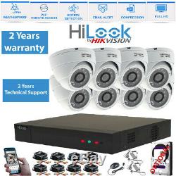 Hikvision CCTV Recorder HILOOK DVR 4/8Channel CCTV Dome HD Camera System Kit P2P