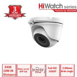 Hikvision CCTV Recorder HIWATCH DVR 4/8 Channel CCTV Dome Camera System Kit P2P