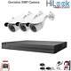 Hikvision Cctv System 4ch 5mp Hd Dvr Home Outdoor Security Ir Camera Hard Drive