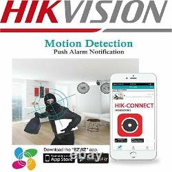 Hikvision Cctv System 4k 8mp Dvr 5mp Ds-2ce72hft-f Ip67 Colorvu Night Vision Uk