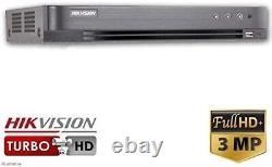 Hikvision DS-7204HUHI-K1/P 4 Ch CCTV Recorder TVI Turbo HD 4.0 4CH 5MP (No HDD)