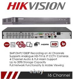 Hikvision DVR 16 channel recorder 5MP Model DS-7B16HUHI-K2