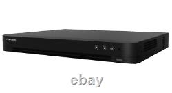 Hikvision DVR 4K Turbo iDS-720HUHI 4-8-16 Channel 8MP CCTV Video Recorder + HDD