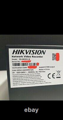 Hikvision Ds-9632ni-i8 Network Video Recorder 32ch 12mp 4k Hd Cctv