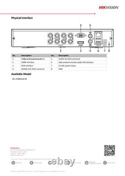 Hikvision Dvr 4ch 8ch 16ch Turbo Hd Cctv 1080p Full Hd Channel Ahd Tvi Cvi+ Hdd