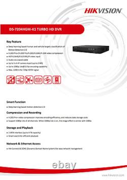 Hikvision Dvr 4ch 8ch 16ch Turbo Hd Cctv 1080p Full Hd Channel Ahd Tvi Cvi+ Hdd