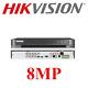 Hikvision Dvr Cctv 8channel Digital Video Recorder 8mp 4k Tvi Turbo Hd