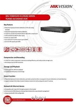 Hikvision Dvr Cctv Security 8mp 8ch Turbo Hd Digital Video Recorder Tvi