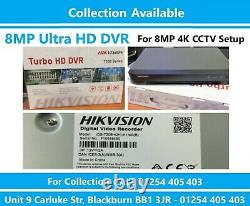 Hikvision Dvr For 8mp 4k Uhd Cctv Cameras 8ch Cctv Dvr Recorder Genuine