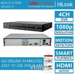 Hikvision HiLook 4CH 8CH Channel 2MP 1080p DVR CCTV Recorder TVI AHD HDMI Trade