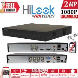 Hikvision Hilook Cctv 1080p Nightvision Outdoor Dvr Home Security System Kit