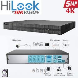 Hikvision Hilook Dvr System 5mp Colorful Dome Uhd Cctv Camera Security Home Kit