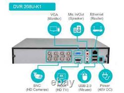 Hikvision Hilook Recorder 8mp Dvr 20u 4-8-16 Channel 4k Hd Cctv Security System