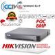 Hikvision Hybrid Dvr Hd 4 Turbo Hd/ahd/hdcvi 8-channel Poc Ds-7208huhi-k2/p 5in1