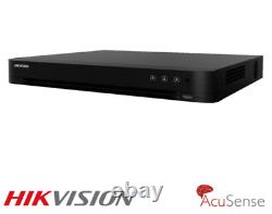 Hikvision IDS-7204HUHI-M1-P AcuSense Turbo 4ch 5MP DVR CCTV Recorder HARD DRIVE