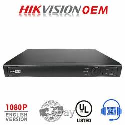 Hikvision OEM 8CH DVR 5 MP-HD 4IN Recorder DVR-TVI-108-5MP, 265+ compression