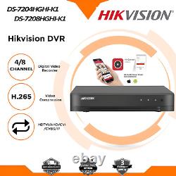 Hikvision Security Camera System 1080P ColorVu 24/7 Outdoor DVR 4CH 8CH Full HD