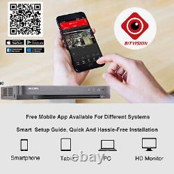 Hikvision Security Camera System 1080P ColorVu 24/7 Outdoor DVR 4CH 8CH Full HD