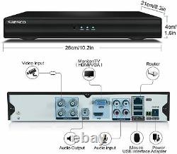 Home Surveillance CCTV Security System 5MP 4CH DVR 1080P 3000TVL Outdoor Camera