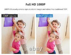 Home Surveillance CCTV System 4CH 5MP 5in1 DVR with 1080P HD Outdoor Camera IR