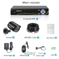 KKmoon 8CH 1080P CCTV DVR Recorder 4X 1080P 2MP Waterproof CCTV Cameras Kit H4P5