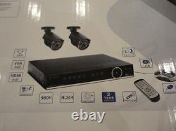 Konig 700 TVL Full HD 1080P CCTV Camera Recording Kit With 2 Cameras 500GB DVR