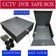 Metal Lockable Recorder Lock Box Safety Box Cctv Dvr Safe Security Box With Fan