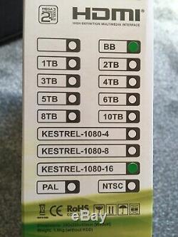 Qvis Kestrel Cctv Recorder 16 channel Dvr 2mp 1 terra byte hard drive