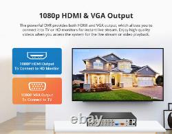 SANNCE 1080P 16CH 5IN1 DVR with 2TB HDD Digital Video Recorder Security System