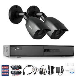 SANNCE 1080P 4/8CH 5IN1 DVR 2MP CCTV Home Surveillance Security Camera System