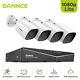 Sannce 1080p Lite Cctv Camera System 8 16ch Video Dvr Ai Human Detection Outdoor