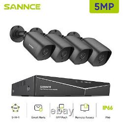 SANNCE 5MP CCTV System 8CH Video DVR Night Vision Security Camera Remote Access