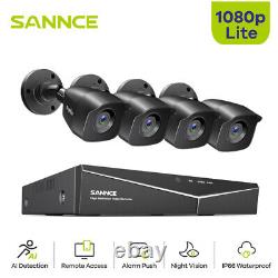 SANNCE CCTV 1080P Security Camera Kit 8CH 5IN1 DVR Home Surveillance System IP66