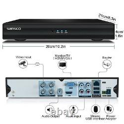 SANSCO CCTV 4 Channels DVR 1080N H. 264 Home HD Security Recorder with Hard Drive