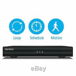 SANSCO CCTV DVR 4 Channels 1080N H. 264 Home HD Security Recorder with Hard Drive