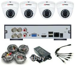 SPRO 1080N 4CH 2MP CCTV Kit with SPRO Outdoor Dome Night Vision Camera HDMI