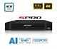 Spro 8mp/4k 4ch 5-in-1 Hd Cctv Dvr Recorder With Ai Pro Tech, 4xbnc + 4xip Black