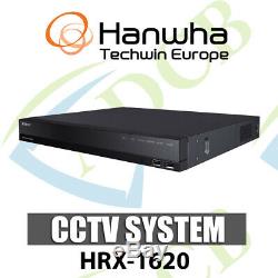 Samsung Hanwha HRX-1620 5-in-1 16CH DVR Recorder IP AHD HDTVI HDCVI CVBS CCTV