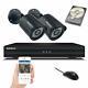 Sansco Smart Cctv Camera System, 4-ch 1080n Dvr Recorder With 2x 1.3mp Hd Outdoo