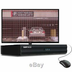 Sansco Smart Cctv Camera System, 4-Ch 1080N Dvr Recorder With 2X 1.3Mp Hd Outdoo