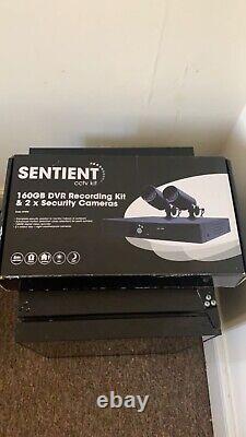 Sentient CCTV Kit 160gb DVR Recording Kit & 2 x Security Cameras (NEW UNOPENED)