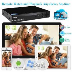 Smart 1TB/2TB 3000TVL 8 Channel 1080P HD CCTV DVR Video Recorder Outdoor Cameras