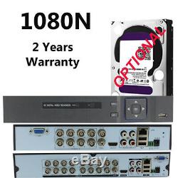 Smart CCTV DVR 4 8 16 Channel AHD 1080N/1080P Video Recorder HD VGA HDMI BNC UK