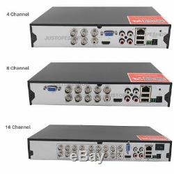 Smart CCTV DVR 4/8 Channel AHD 1080N Video Recorder P2P HDMI VGA BNC HD 1080P 
