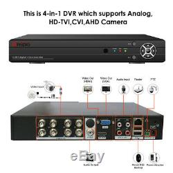 Smart CCTV DVR 4/8/16 Channel AHD 1080N Video Recorder HD 720P VGA HDMI BNC UK