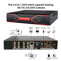 Smart CCTV DVR 4/8/16 Channel AHD 1080P Video Recorder P2P HD 720P VGA HDMI BNC