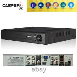Smart CCTV DVR 4/8/16 Channel AHD Camera System 2MP/5MP Video Recorder 2K UHD UK