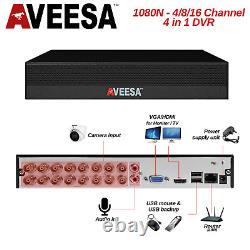Smart CCTV DVR 4 8 16 Channel XVR 1080N Video Recorder Motion HD VGA HDMI HIK