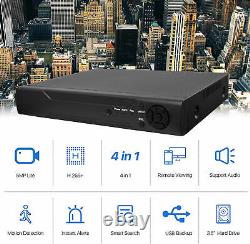 Smart CCTV DVR Recorder 4/8/16 Channel AHD Video HDD Camera System 1080 HD UK